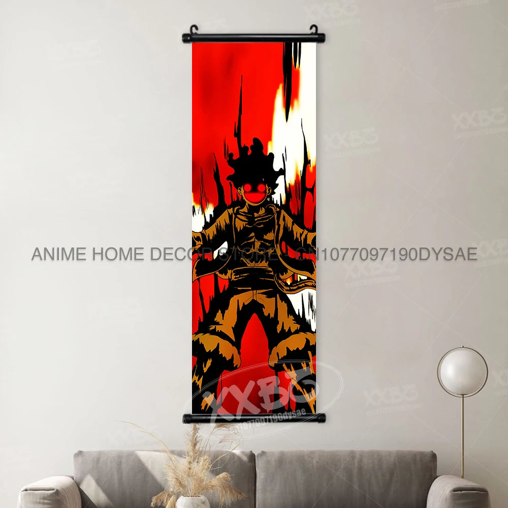 ONE PIECE Posters Anime Monkey D. Luffy Hanging Painting Yamato Scrolls Picture Nico Robin Home Decor Wallpaper Canvas Wall Art - One Piece Merchandise - Free Shipping Buy Now