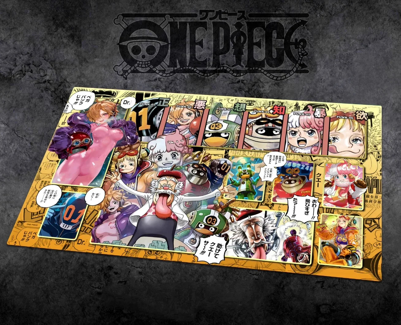 OPCG One Piece Dedizierte SPIELKARTEN-Spielmatte Battle Against Rebecca Roronoa Zoro Trafalgar Law Comic-Serie Spielzeuggeschenke 60 * 35 cm