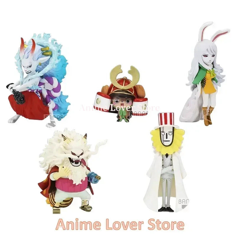 Bandai Banpresto Original One Piece WCF L'Île des Fantômes VO.7 CP0 Yamato Chopper Carrot Figurines Anime Jouets pour Enfants Cadeau