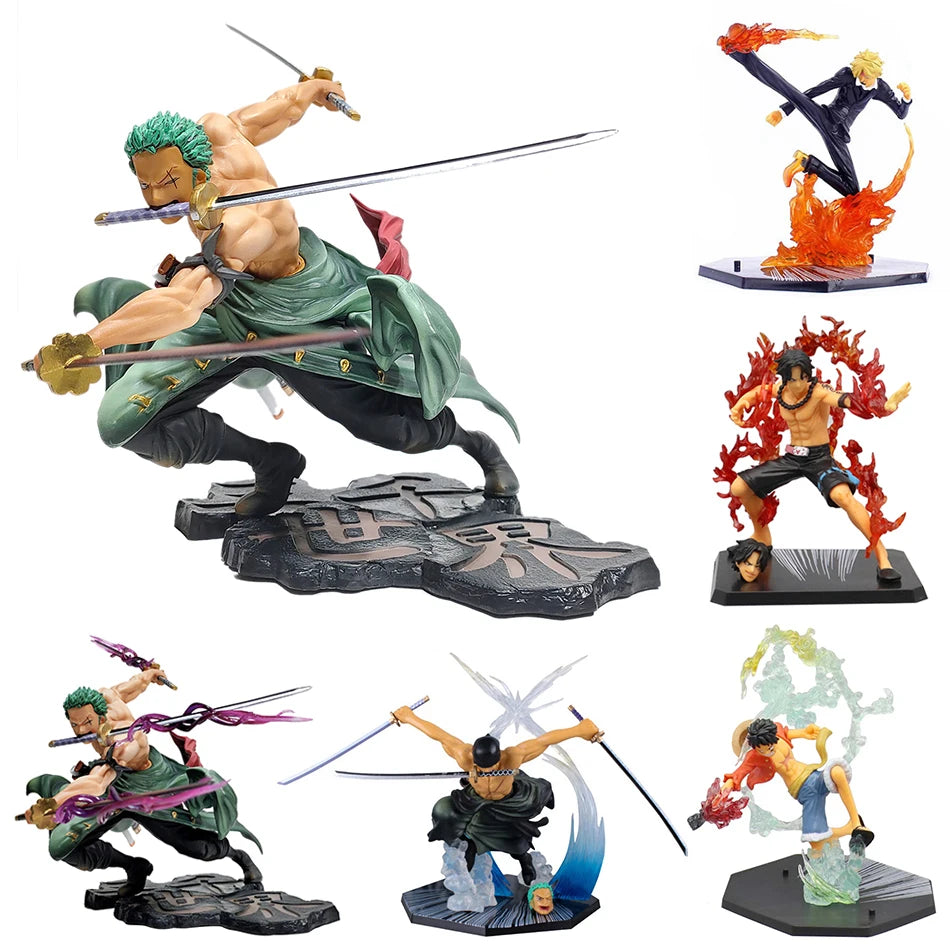 10CM One Piece Luffy Figure Roronoa Zoro Three-Blade Sa-Maximum Manga Anime Statue PVC Action Collection Model Toys For Children - One Piece Merchandise - Free Shipping Buy Now