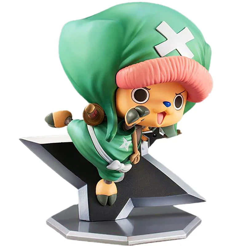 Figurine d'anime One Piece en PVC de 11 cm, figurine d'action Kimono Ninja Tony Tony Chopper, collection de modèles, poupées, cadeaux pour enfants, jouets de décoration
