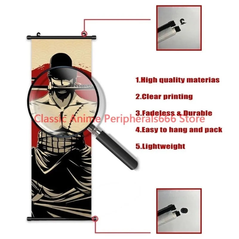 One Piece Luffy Gear 4 Home Decor Kawaii Anime Decorative Painting Robin Poster Nami Wall Art Canvas Pictures For Computer Room