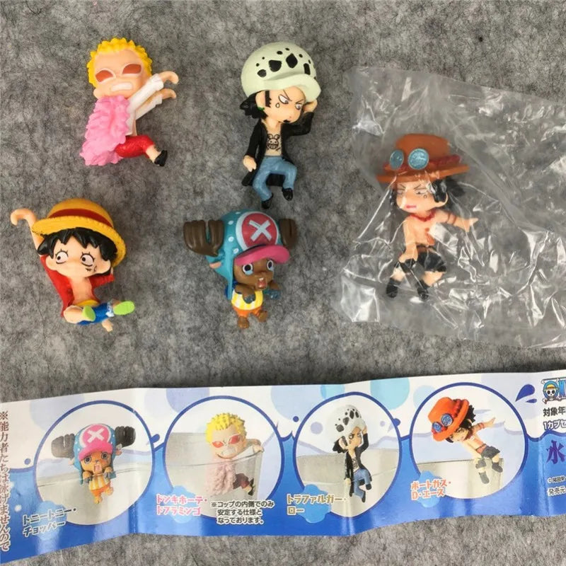 Japanese Anime One Piece Ace Chopper Luffy Law Doflamingo Cup Edge Figurine Pendant Doll Model Decoration Children Gifts - One Piece Merchandise - Free Shipping Buy Now