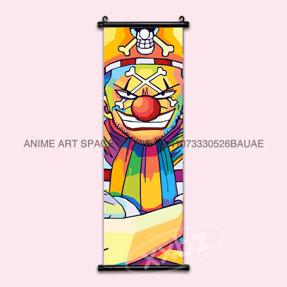 ONE PIECE Hanging Painting Anime Scrolls Picture Law Home Decor Prints Nami Wall Art Luffy Poster Roronoa Zoro Canvas Nico Robin