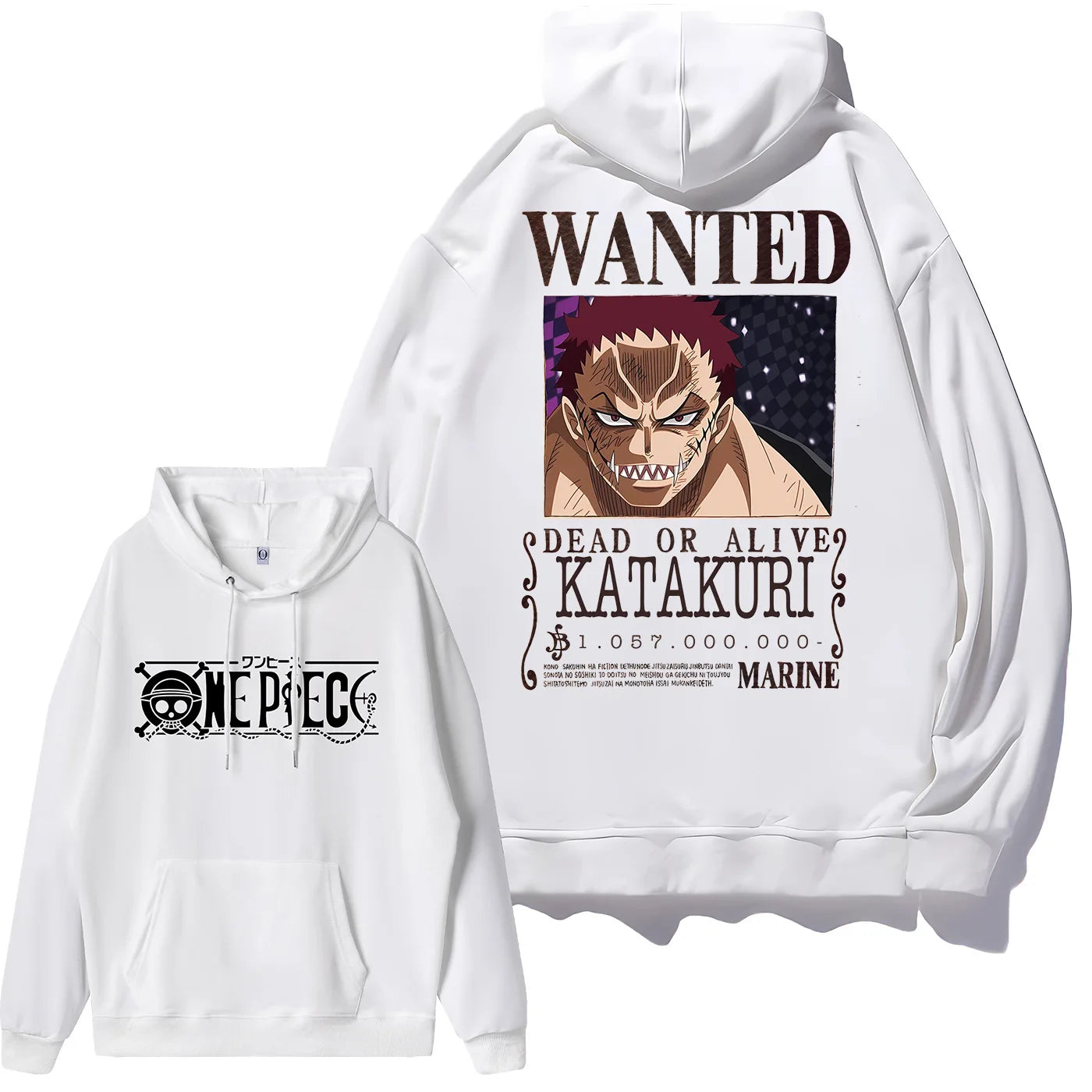 Luffy Zoro Shanks Nico Robin Bedruckter lockerer Kapuzenpullover Anime One Piece Bounty Wanted Order Lässige Mode Jungen Mädchen Sweatshirt