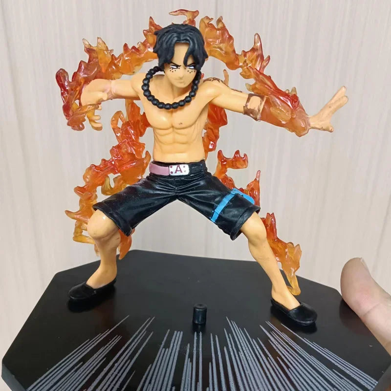 Anime One Piece Figur Luffy Portgas·D· Ace Roronoa Zoro Figur Actionfiguren PVC Statue Sammlung Modell Spielzeug Geschenke