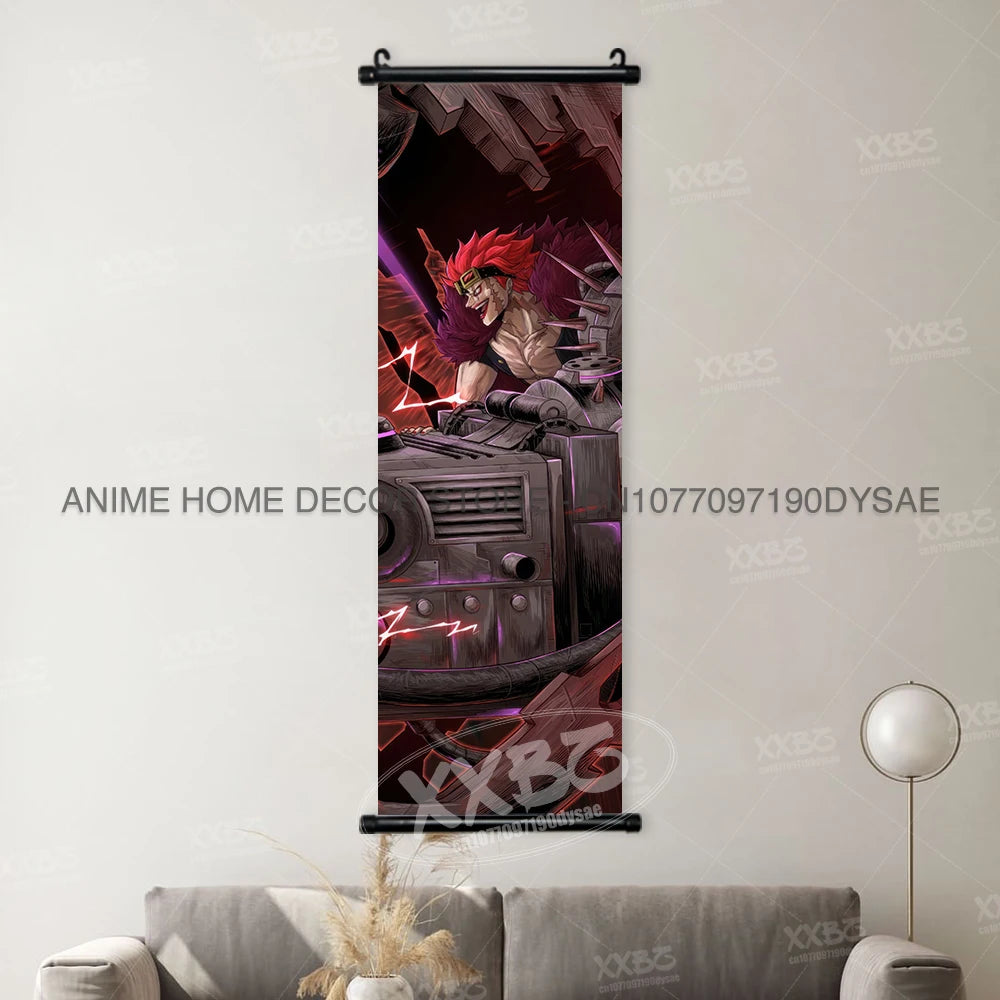 One Piece Posters Jinbe Wallpaper Nico Robin Hanging Painting Marco Anime Scrolls Picture Eustass Kid Wall Art Yamato Home Decor - One Piece Merchandise - Free Shipping Buy Now