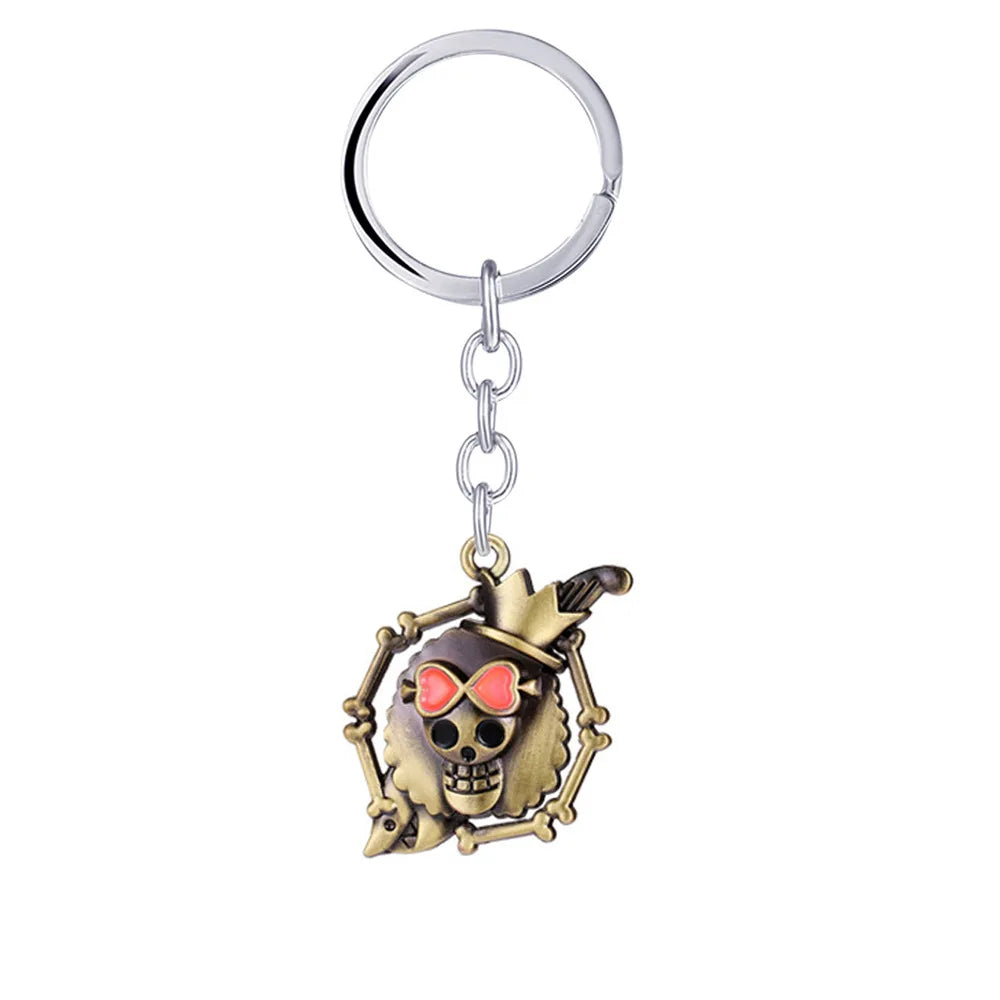 Anime One Piece Schlüsselanhänger Luffy Ace Law Edward Newgate Zoro Sanji Nami Robin Chopper Sir Crocodile Brook Auto Schlüsselanhänger Figur Spielzeug