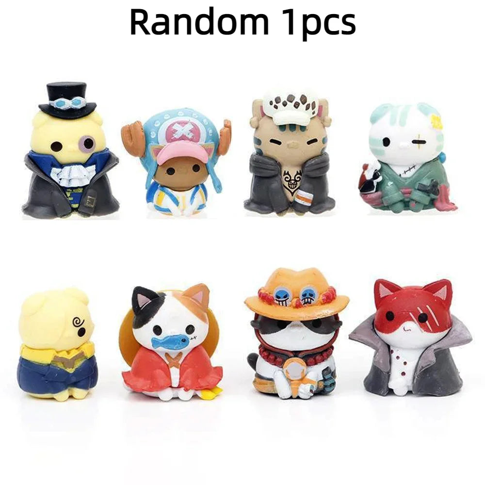 One Piece Tony Chopper Ace Luo Cartoon Cat Anime Character Handmade Bedroom Decoration Room Children's Toy Gift - One Piece Merchandise - Free Shipping Buy Now