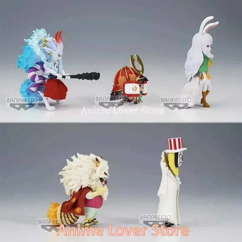 Bandai Banpresto Original One Piece WCF L'Île des Fantômes VO.7 CP0 Yamato Chopper Carrot Figurines Anime Jouets pour Enfants Cadeau
