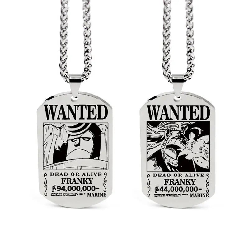One Piece Anhänger Damen Halskette Japanisches Anime Zubehör Cosplay Luffy Zoro Sanji Manga Titan Schmuck Herren Halskette Geschenk