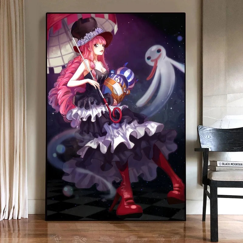 Nico·Robin Nami Boa Hancock Perona Wall Decoration One Piece Sexy and Beautiful PosterLiving Room Decoration Canvas Painting - One Piece Merchandise - Free Shipping Buy Now
