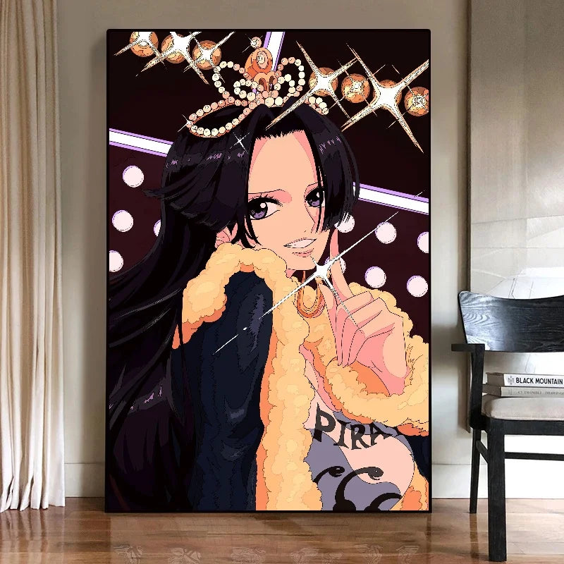 Nico·Robin Nami Boa Hancock Perona Wall Decoration One Piece Sexy and Beautiful PosterLiving Room Decoration Canvas Painting - One Piece Merchandise - Free Shipping Buy Now