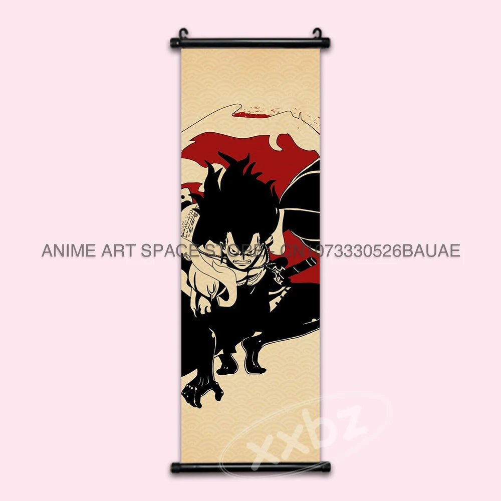 ONE PIECE Hanging Painting Anime Posters Zoro Wall Art Nami Canvas Home Decor Nico Robin Latest Bedroom Vintage Scrolls Pictures - One Piece Merchandise - Free Shipping Buy Now