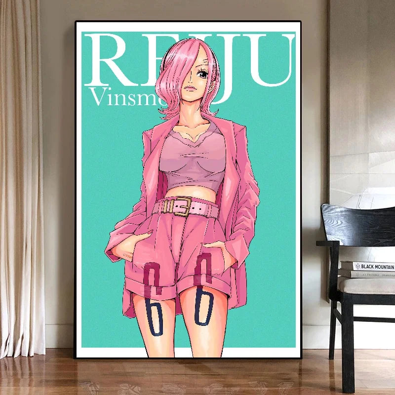 Nico·Robin Nami Boa Hancock Perona Wall Decoration One Piece Sexy and Beautiful PosterLiving Room Decoration Canvas Painting - One Piece Merchandise - Free Shipping Buy Now