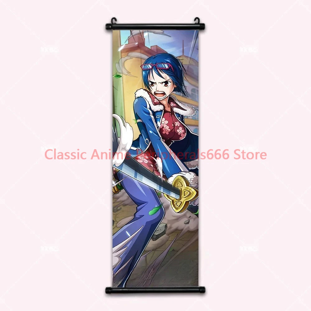 One Piece Luffy Gear 4 Home Decor Kawaii Anime Decorative Painting Robin Poster Nami Wall Art Canvas Pictures For Computer Room