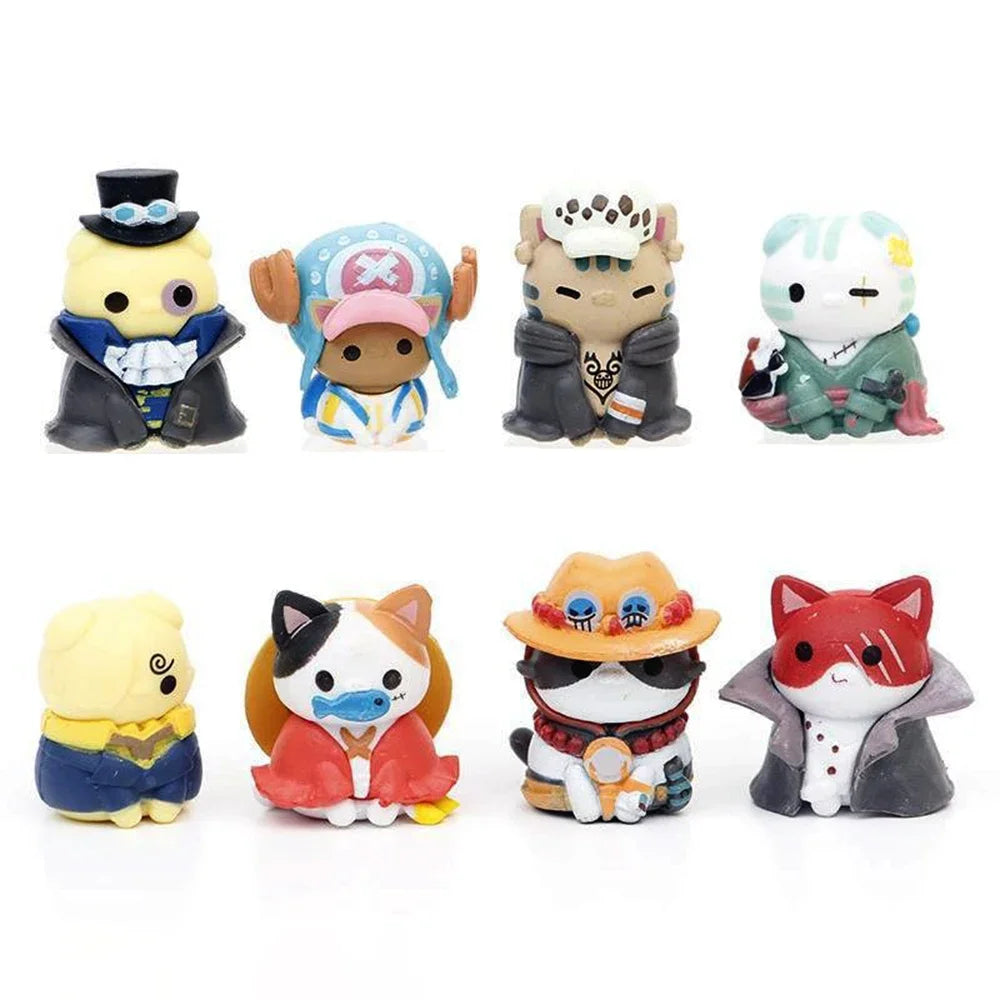 One Piece Tony Chopper Ace Luo Cartoon Cat Anime Character Handmade Bedroom Decoration Room Children's Toy Gift - One Piece Merchandise - Free Shipping Buy Now