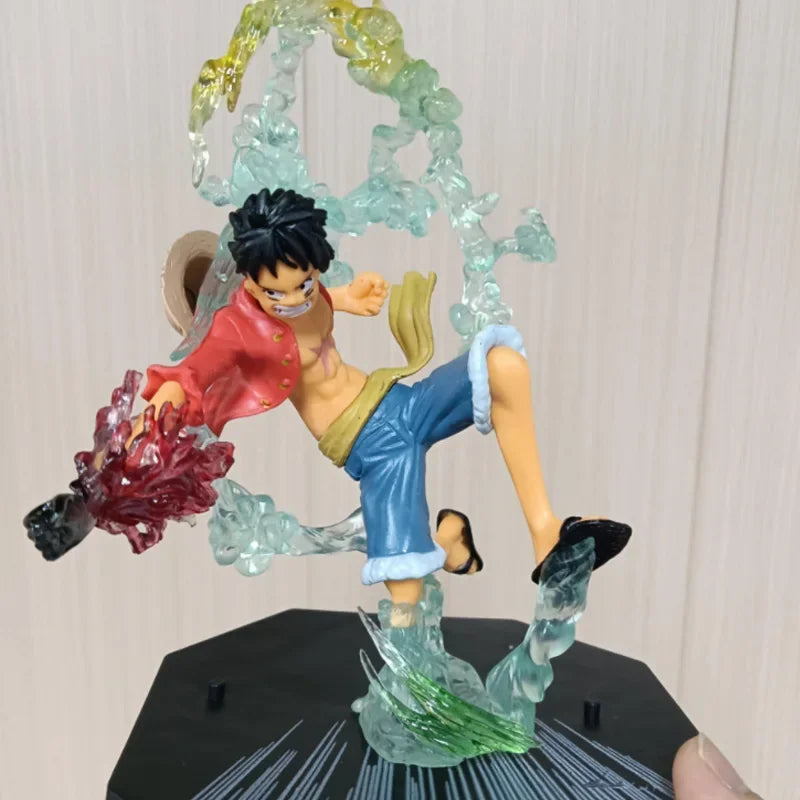 Anime One Piece Figur Luffy Portgas·D· Ace Roronoa Zoro Figur Actionfiguren PVC Statue Sammlung Modell Spielzeug Geschenke