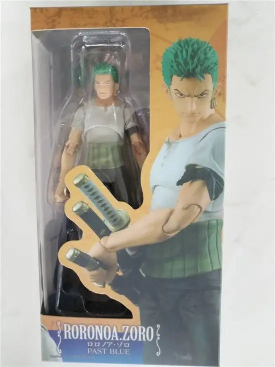 Anime One Piece Luffy Roronoa Zoro Portgas·D·Ace PVC Actionfigur Spielzeug Puppen 18cm