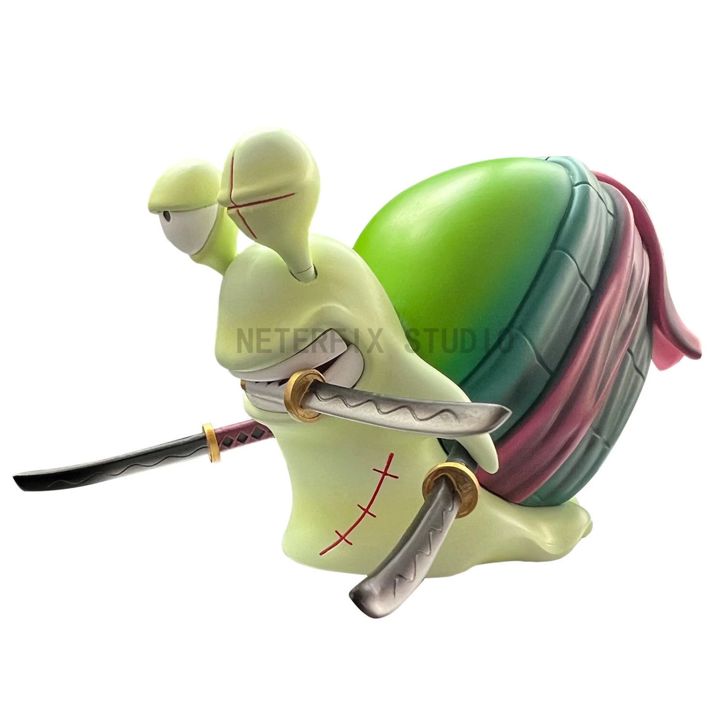 One Piece Den Den Mushi Anime Figur Luffy Ace Zoro Law Buggy Manga Statue PVC Action Figur Sammlung Modell Spielzeug Puppe Geschenk
