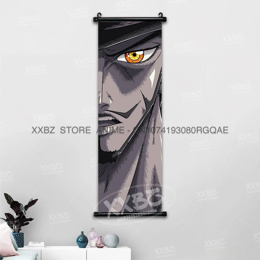 ONE PIECE Scrolls Pictures Sabo Wall Art Kid Pirates Anime Posters Nico Robin Hanging Painting Trafalgar D.Water Law Home Decor