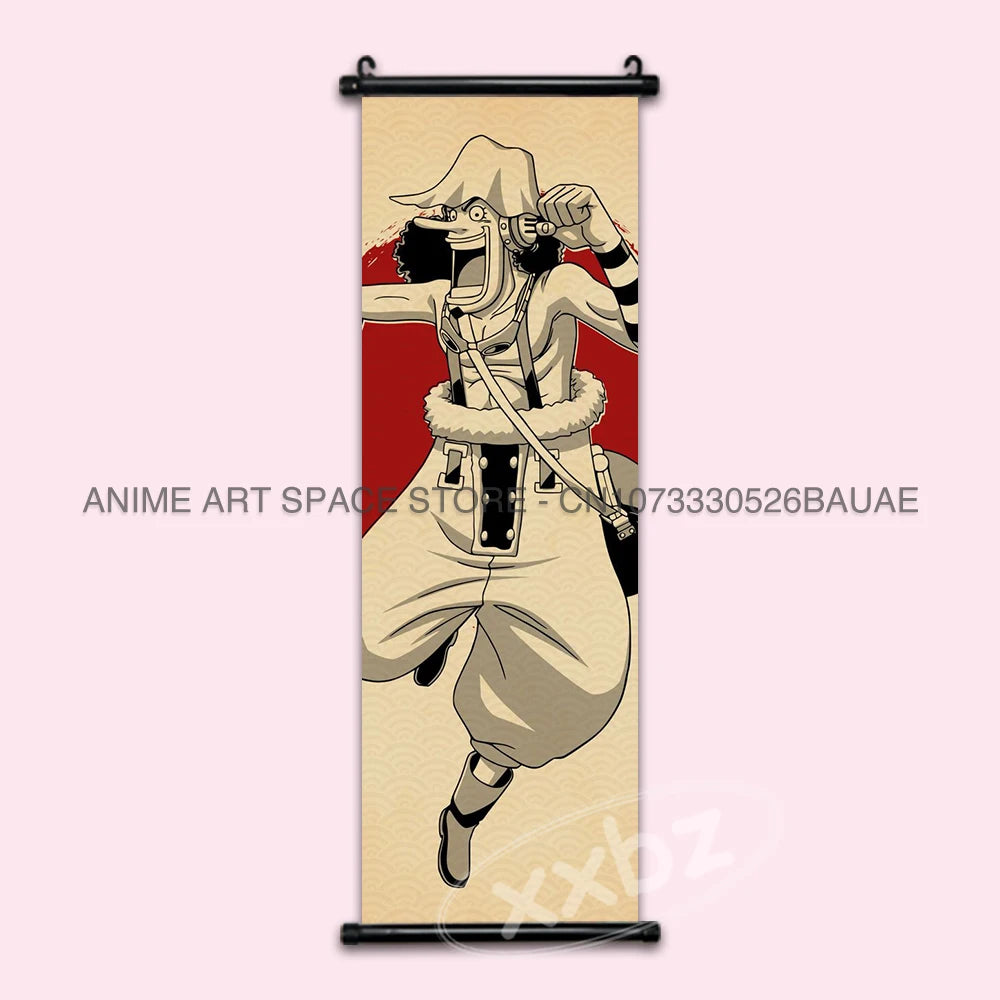 ONE PIECE Hanging Painting Anime Posters Zoro Wall Art Nami Canvas Home Decor Nico Robin Latest Bedroom Vintage Scrolls Pictures - One Piece Merchandise - Free Shipping Buy Now