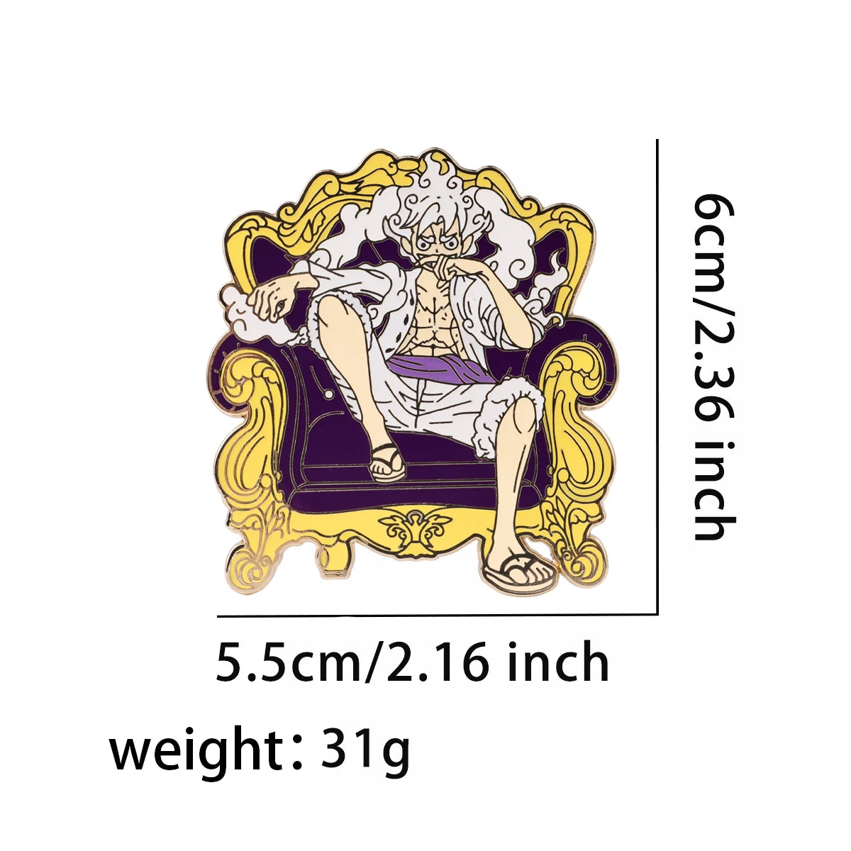 Classic Anime Roronoa Zoro Briefcase Badges Hard Enamel Pin Men Lapel Pins for Backpack Brooch for Clothes Accessories Gifts - One Piece Merchandise - Free Shipping Buy Now