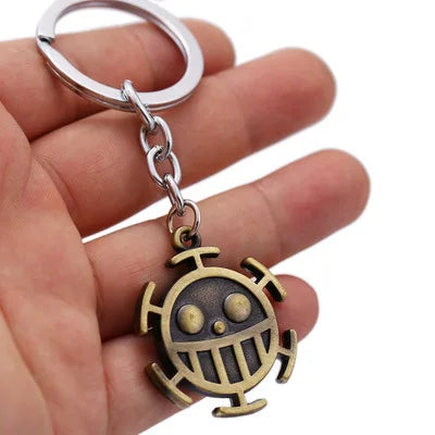 Anime One Piece Schlüsselanhänger Luffy Ace Law Edward Newgate Zoro Sanji Nami Robin Chopper Sir Crocodile Brook Auto Schlüsselanhänger Figur Spielzeug