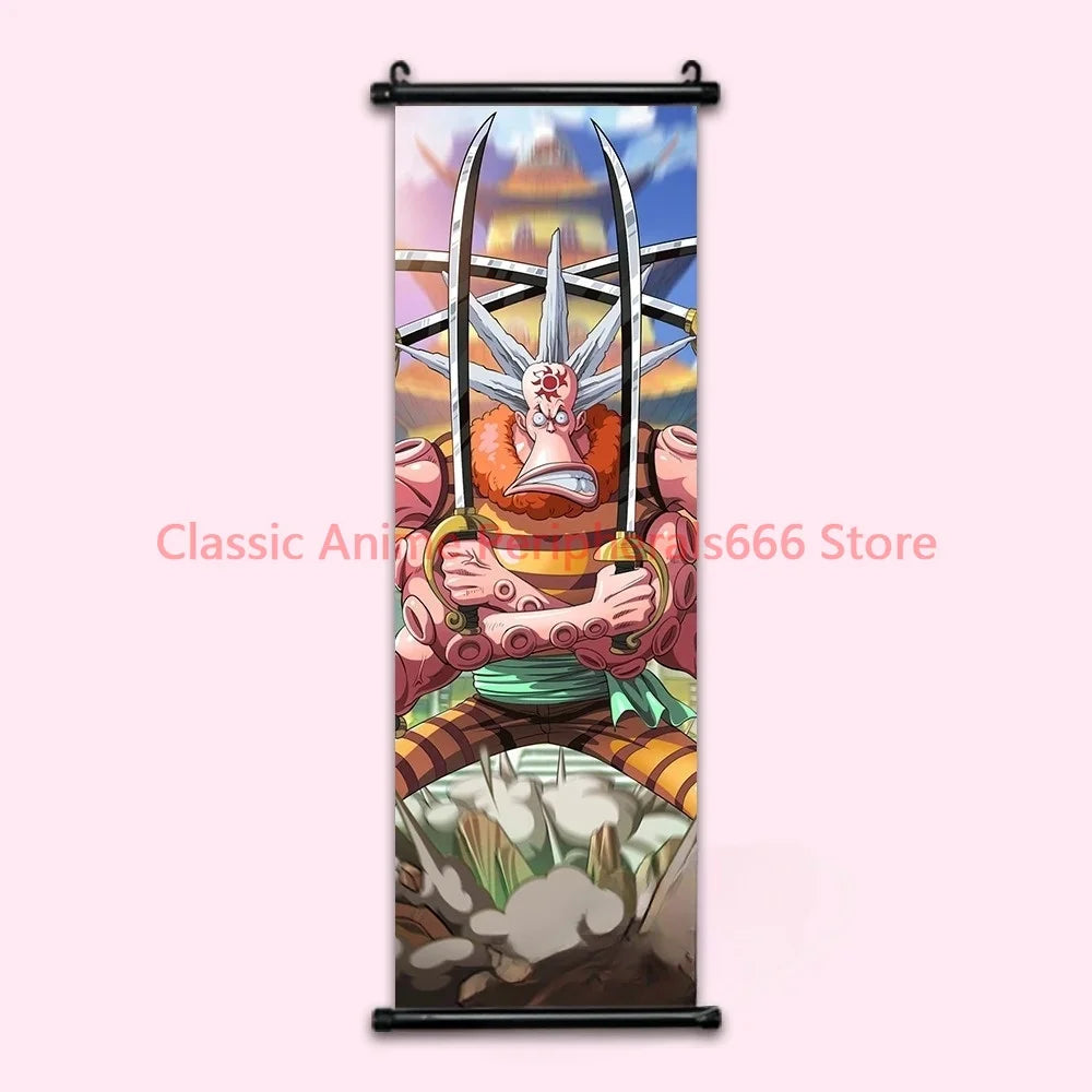 One Piece Luffy Gear 4 Home Decor Kawaii Anime Decorative Painting Robin Poster Nami Wall Art Canvas Pictures For Computer Room
