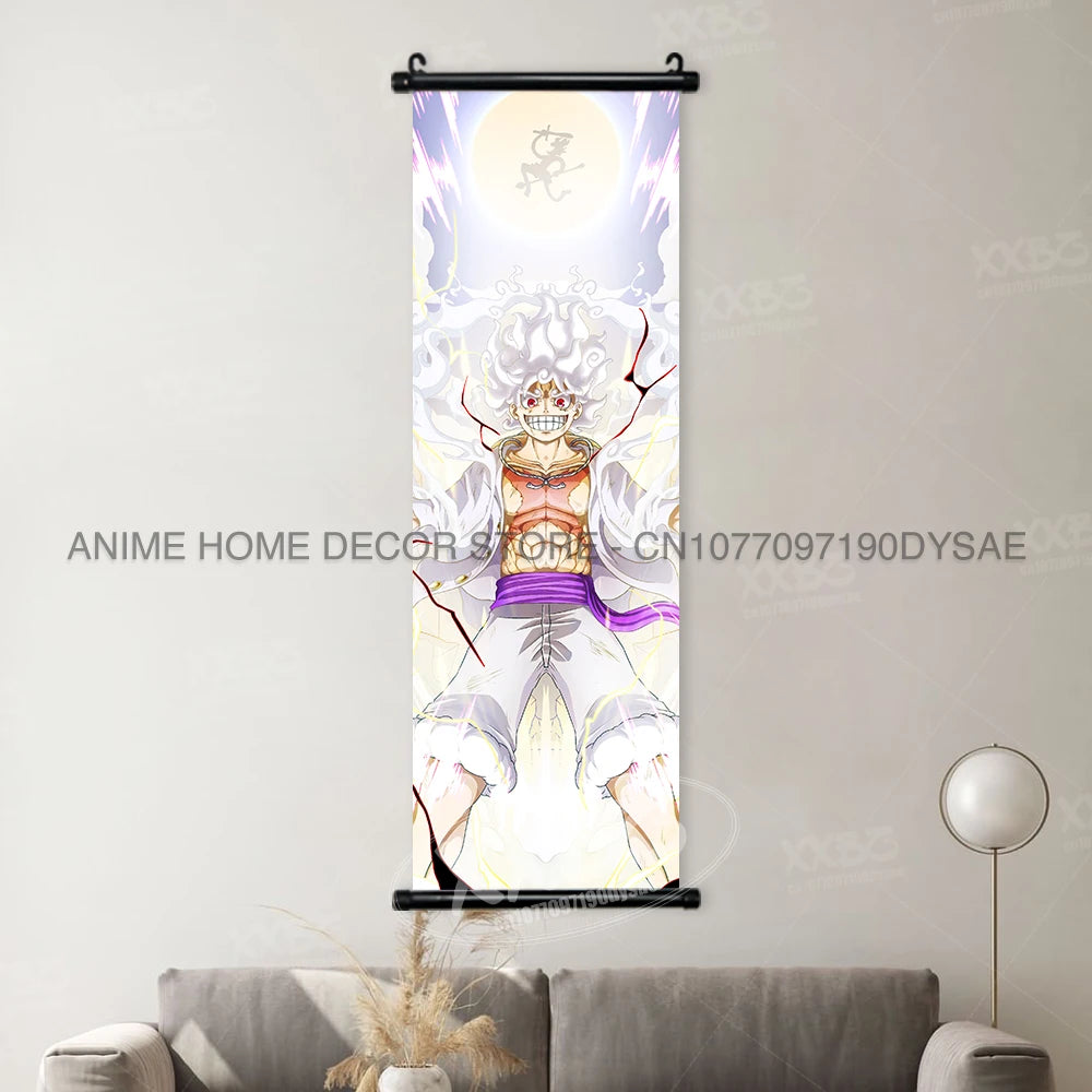 ONE PIECE Posters Anime Monkey D. Luffy Hanging Painting Yamato Scrolls Picture Nico Robin Home Decor Wallpaper Canvas Wall Art - One Piece Merchandise - Free Shipping Buy Now