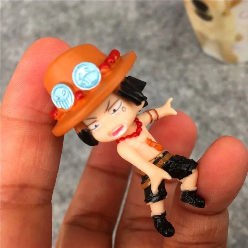 Japanese Anime One Piece Ace Chopper Luffy Law Doflamingo Cup Edge Figurine Pendant Doll Model Decoration Children Gifts - One Piece Merchandise - Free Shipping Buy Now