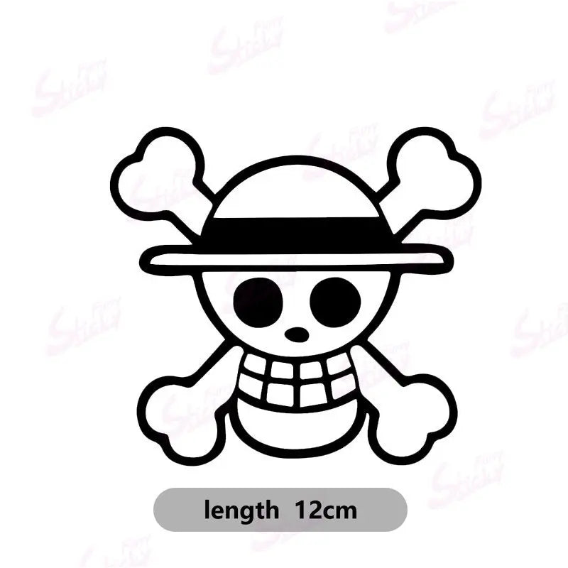 Sanji Roronoa Zoro Usopp Funny Car Sticker ONE Piece Anime Sticker Waterproof Sunscreen Laptop Decals Bumper Stickers - One Piece Merchandise - Free Shipping Buy Now