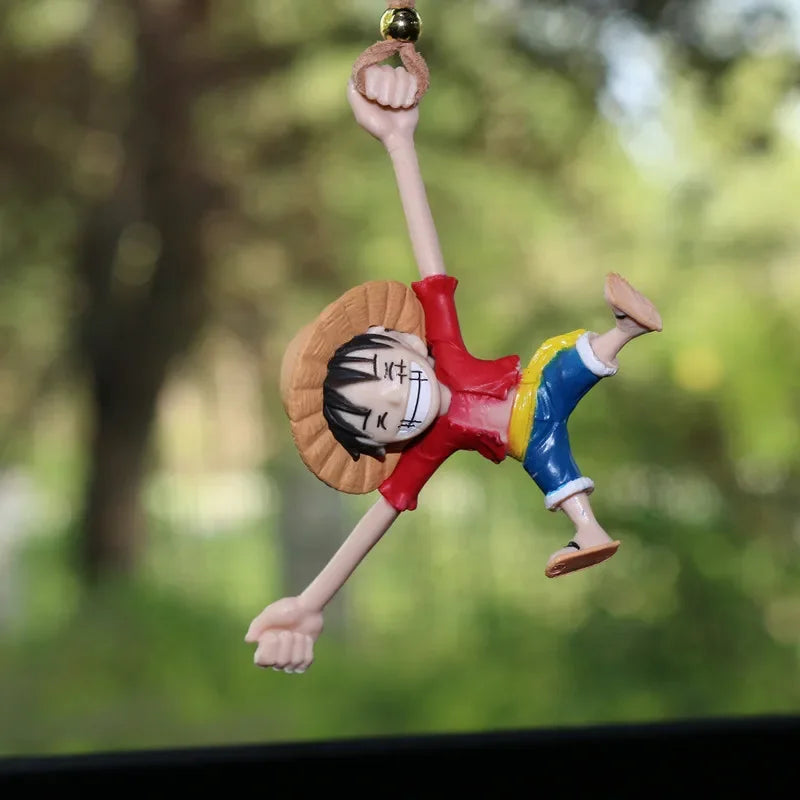 ONE PIECE Luffy Car Interior Decoration Funny Car Rearview Mirror Pendant Auto Interior Hanging Ornaments Car Accessories Gifts - One Piece Merchandise - Free Shipping Buy Now