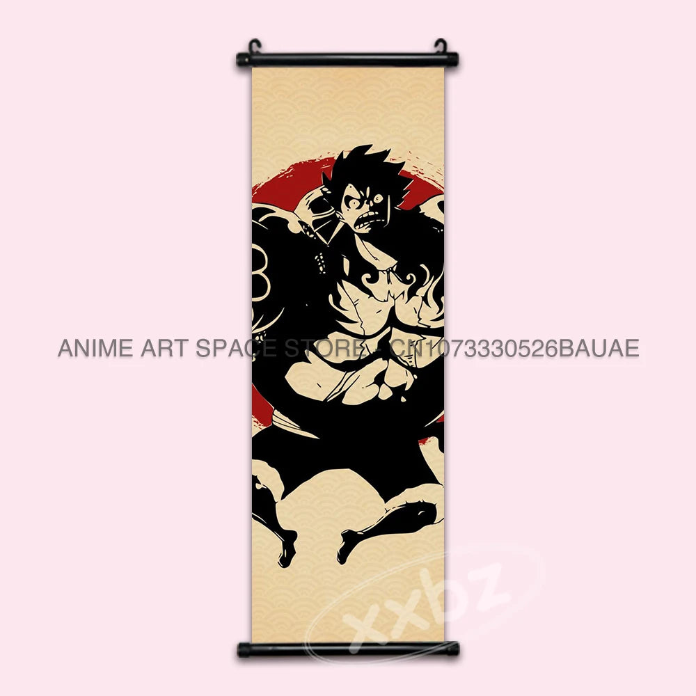 ONE PIECE Hanging Painting Anime Posters Zoro Wall Art Nami Canvas Home Decor Nico Robin Latest Bedroom Vintage Scrolls Pictures - One Piece Merchandise - Free Shipping Buy Now