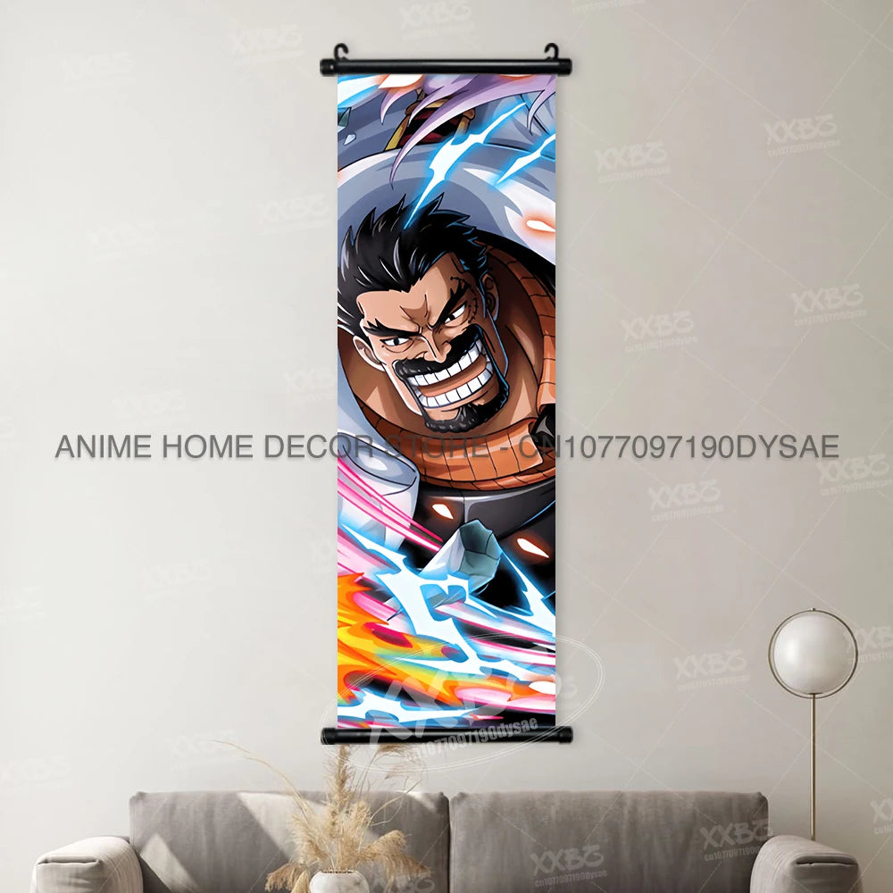 ONE PIECE Posters Anime Monkey D. Luffy Hanging Painting Kaido Home Decor Nico Robin Wall Artwork Garp Scroll Picture Nami Mural - One Piece Merchandise - Free Shipping Buy Now