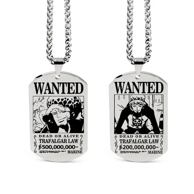 One Piece Anhänger Damen Halskette Japanisches Anime Zubehör Cosplay Luffy Zoro Sanji Manga Titan Schmuck Herren Halskette Geschenk