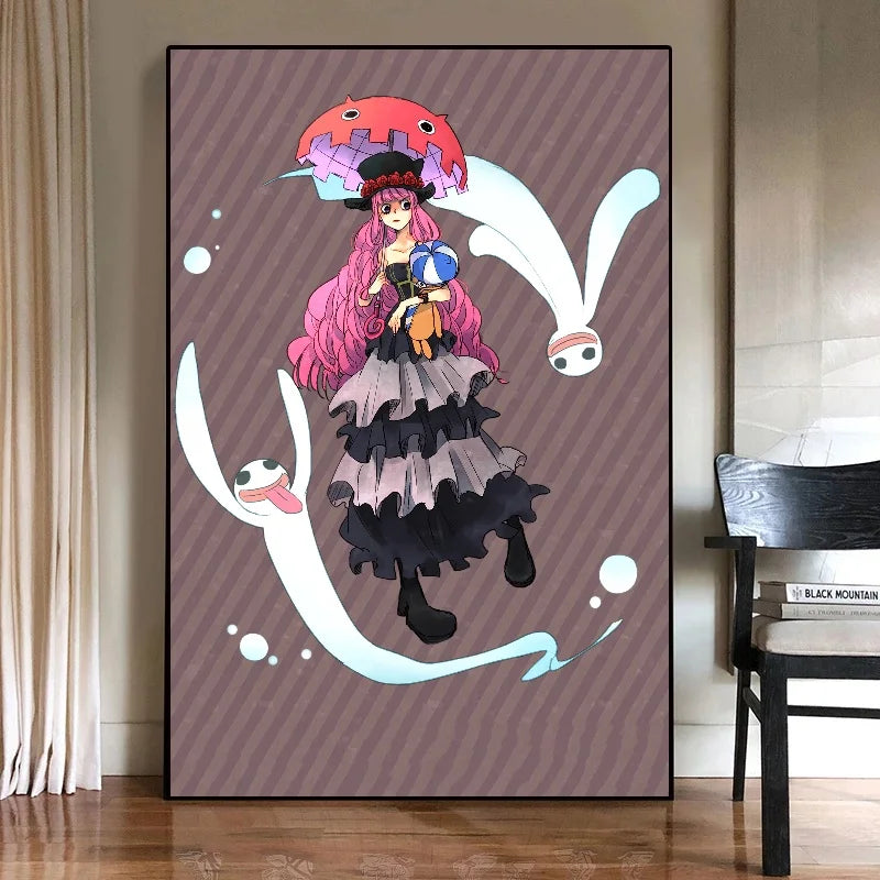 Nico·Robin Nami Boa Hancock Perona Wall Decoration One Piece Sexy and Beautiful PosterLiving Room Decoration Canvas Painting - One Piece Merchandise - Free Shipping Buy Now
