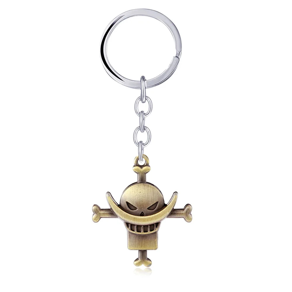 Anime One Piece Schlüsselanhänger Luffy Ace Law Edward Newgate Zoro Sanji Nami Robin Chopper Sir Crocodile Brook Auto Schlüsselanhänger Figur Spielzeug