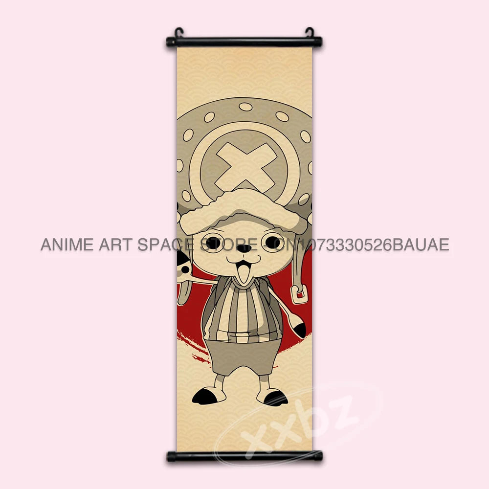 ONE PIECE Hanging Painting Anime Posters Zoro Wall Art Nami Canvas Home Decor Nico Robin Latest Bedroom Vintage Scrolls Pictures - One Piece Merchandise - Free Shipping Buy Now