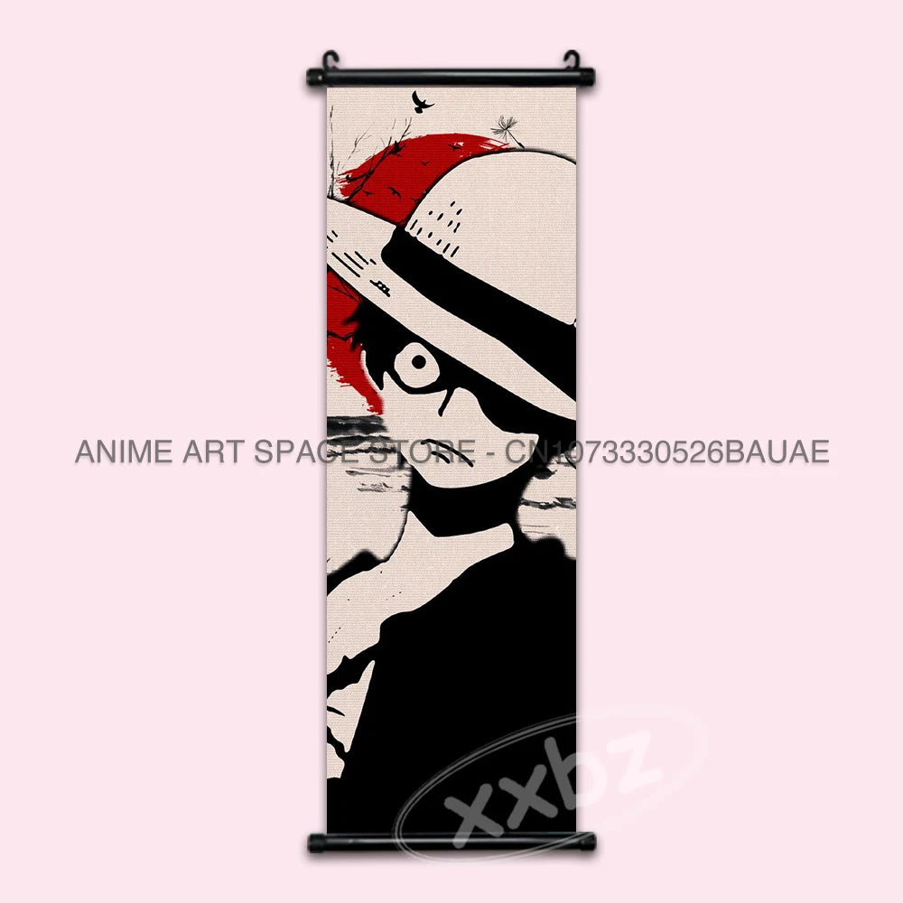 ONE PIECE Hanging Painting Anime Posters Zoro Wall Art Nami Canvas Home Decor Nico Robin Latest Bedroom Vintage Scrolls Pictures - One Piece Merchandise - Free Shipping Buy Now