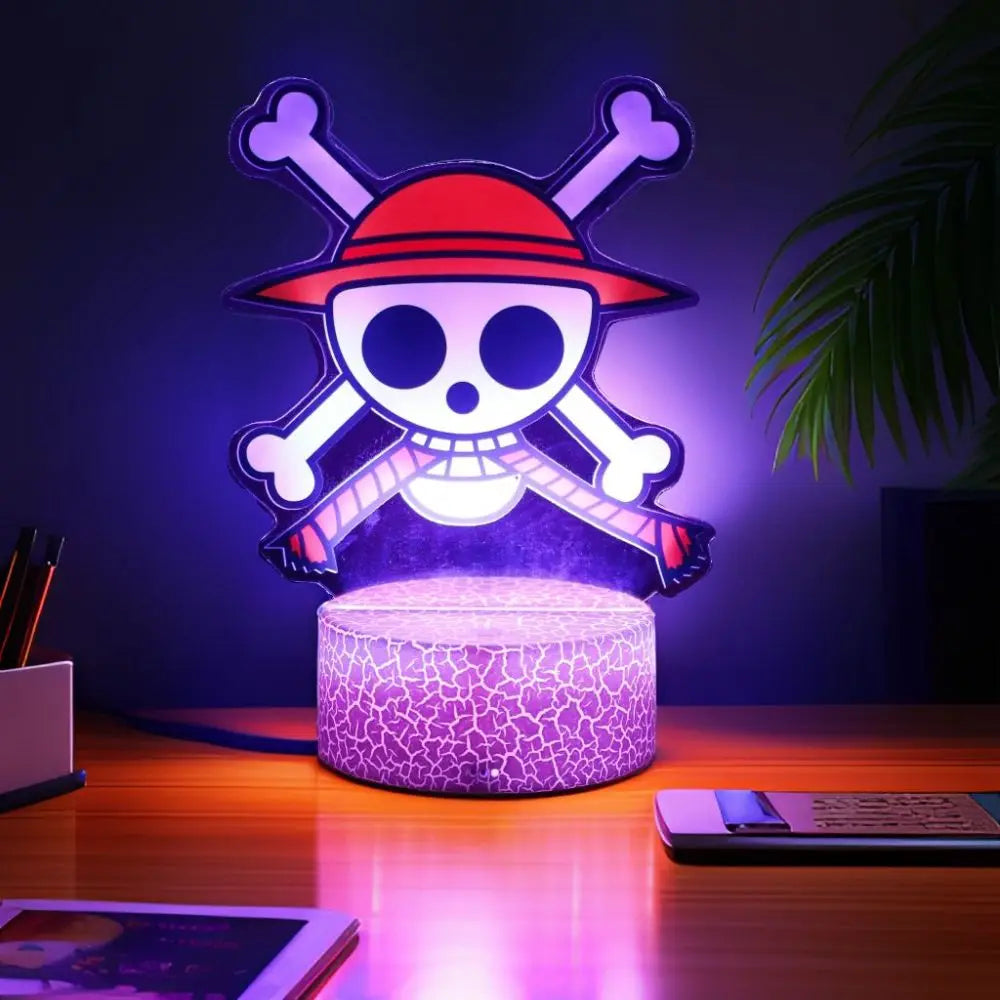 Actions Figure One Piece Luffy Zoro Anime Figures 3D Lamp PVC Action Collection Model Toys LED Night Light Kid Christmas Gift - One Piece Merchandise - Free Shipping Buy Now
