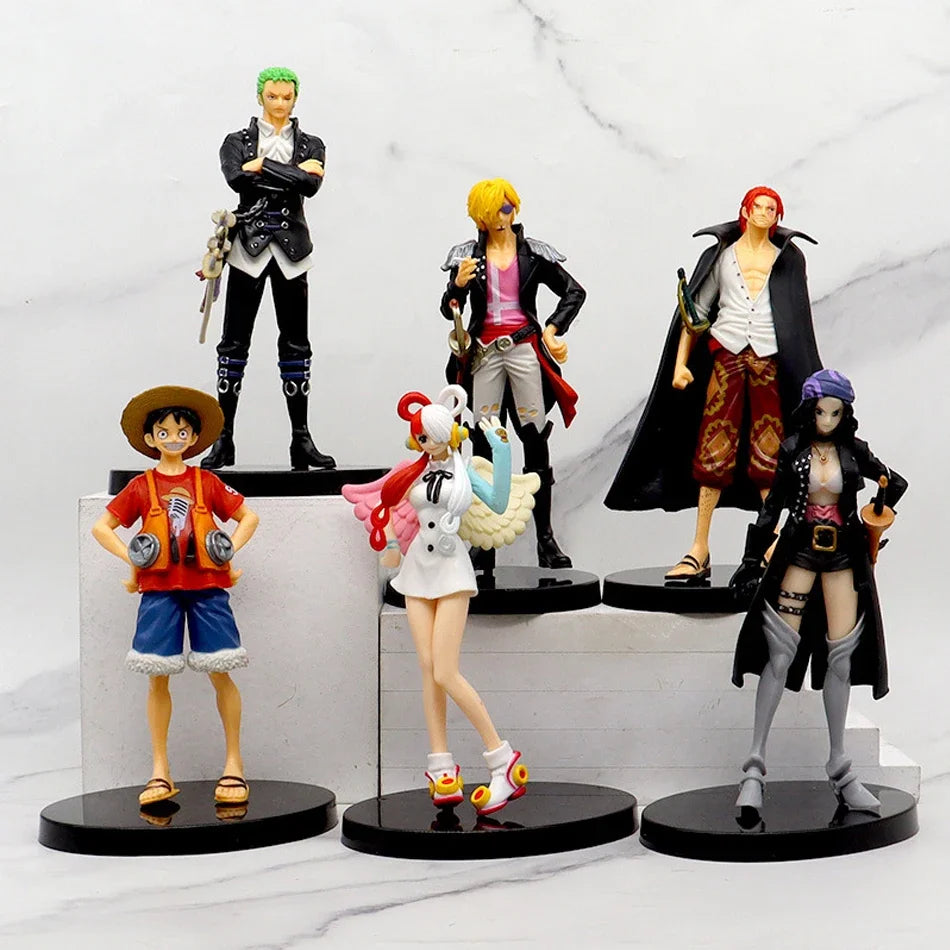 Figurine One Piece Édition Cinéma Film Red Robin Roronoa Zoro Luffy Nami Sanji Uta Anime Action Figurine Modèle Poupée Jouets Cadeau