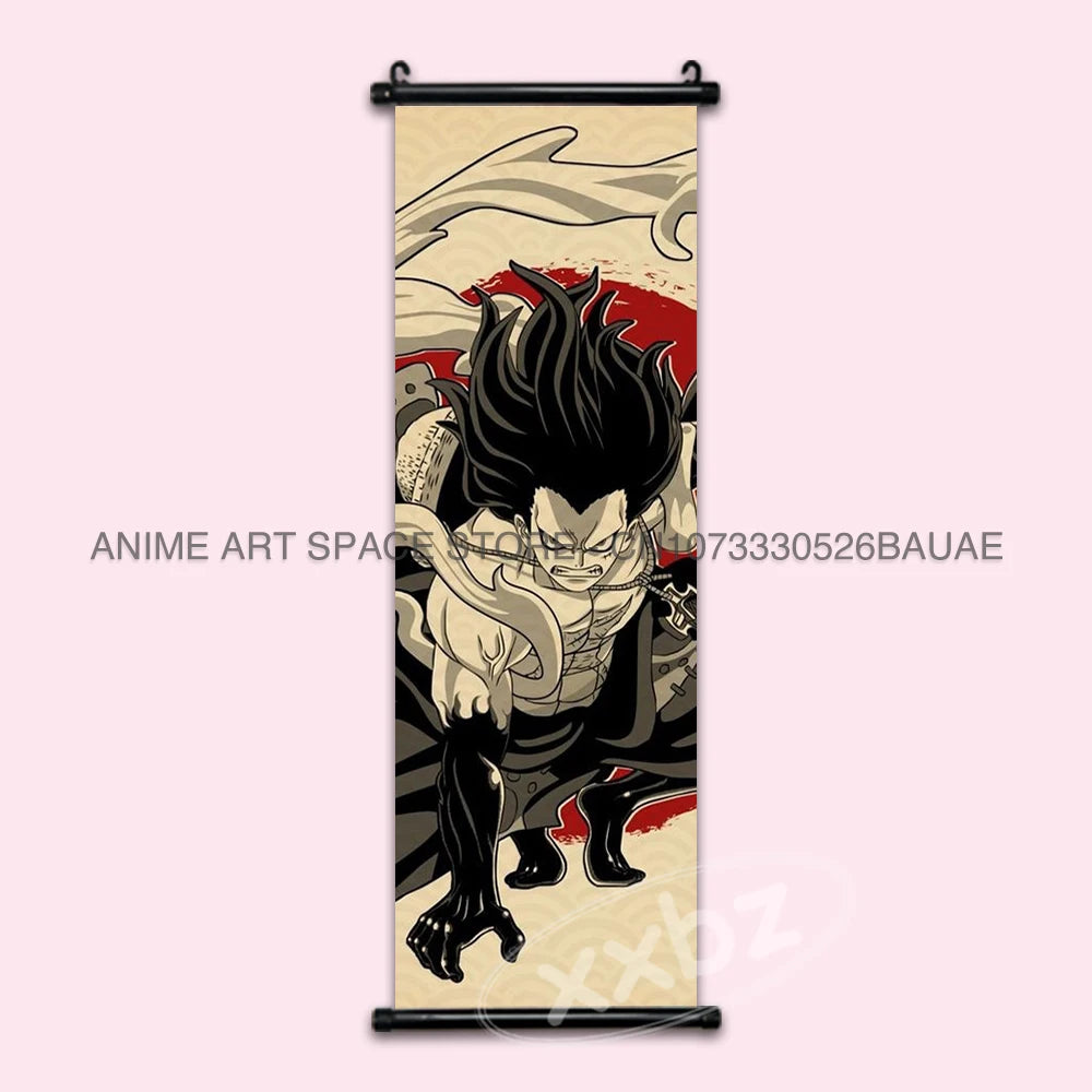 ONE PIECE Hanging Painting Anime Posters Zoro Wall Art Nami Canvas Home Decor Nico Robin Latest Bedroom Vintage Scrolls Pictures - One Piece Merchandise - Free Shipping Buy Now