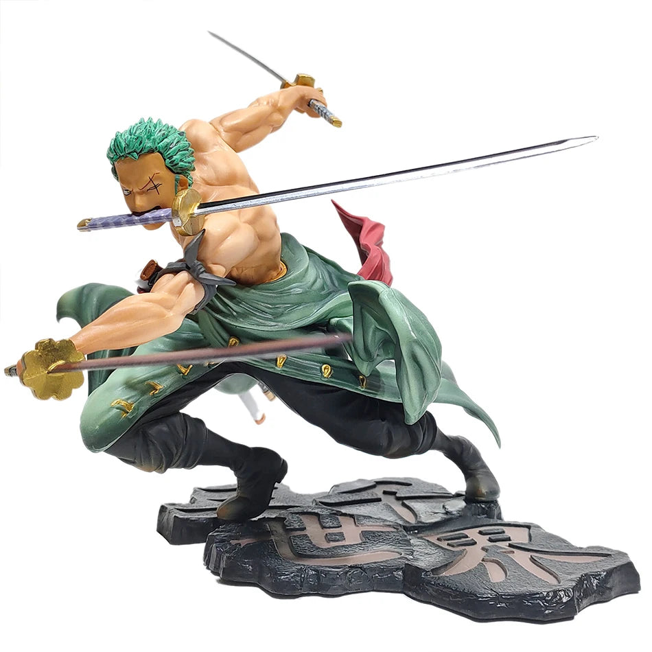 10CM One Piece Luffy Figure Roronoa Zoro Three-Blade Sa-Maximum Manga Anime Statue PVC Action Collection Model Toys For Children - One Piece Merchandise - Free Shipping Buy Now