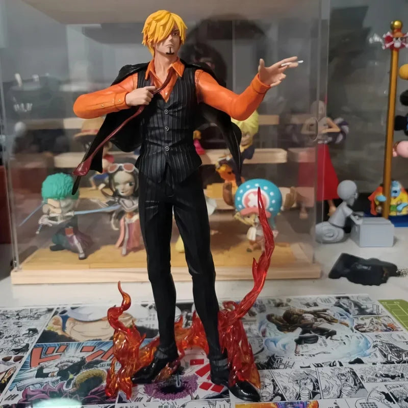 21cm One Piece Anime Figure Sanji Statue Doll Pvc Model Statue Action Figurine Desktop Collection Ornament Model Toys Gift - One Piece Merchandise - Free Shipping Buy Now
