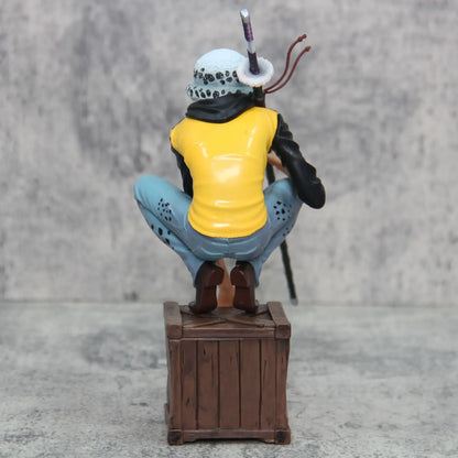 21 cm/8,2 Zoll One Piece Charakter Trafalgar D. Water Law PVC Actionfigur Modell Statue Sammlung Dekoration Spielzeug Geschenk