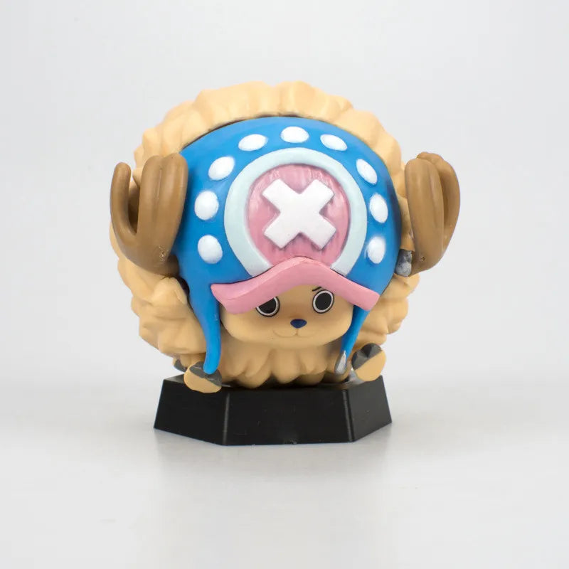 Figurine de dessin animé One Piece Tony Tony Chopper Cos Luffy Saber, modèle Buggy, jouet Sabo, cadeau de voiture, ornement, figurine d'action, cadeaux à collectionner