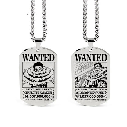 One Piece Anhänger Damen Halskette Japanisches Anime Zubehör Cosplay Luffy Zoro Sanji Manga Titan Schmuck Herren Halskette Geschenk