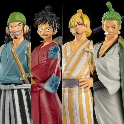 ONE PIECE Figur Four Emperors Mystery Box Überraschungs-Blindbox mit Luffy und Zoro Shanzhi Nami Meiwusop Zufällige Person