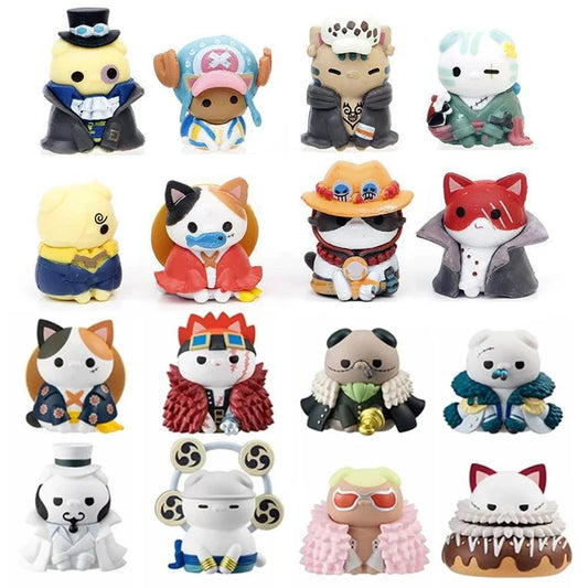 One Piece Tony Chopper Ace Luo Cartoon Cat Anime Character Handmade Bedroom Decoration Room Children's Toy Gift